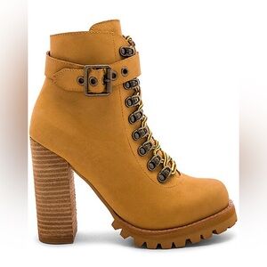 Jeffrey Campbell Timba Boots in Tan. 6.5